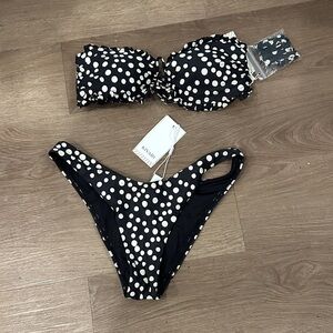 Kivari Minnie Navy Polka Dot Bikini